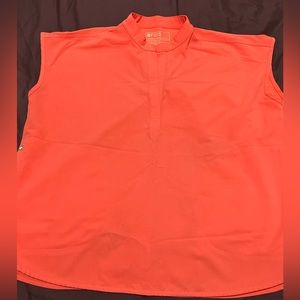 Large Rafael Hot Coral Figs Top